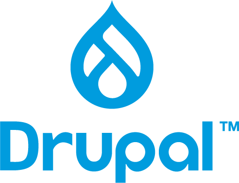 logotipo da marca drupal